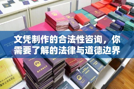 运河文凭制作的合法性咨询，你需要了解的法律与道德边界