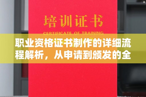 运河职业资格证书制作的详细流程解析，从申请到颁发的全方位指南