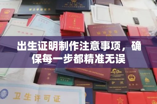 运河出生证明制作注意事项，确保每一步都精准无误
